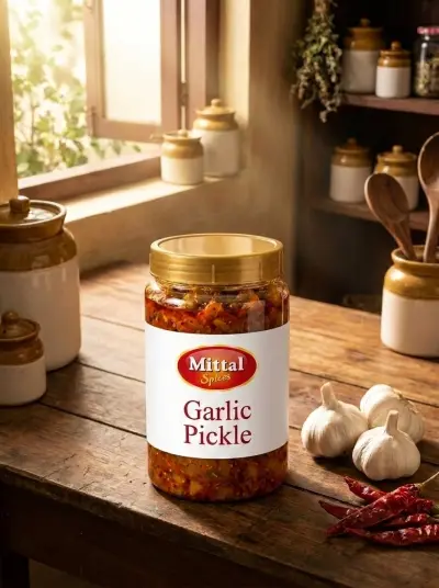Mittal Spices Garlic Pickle (Lehsun ka Achaar)