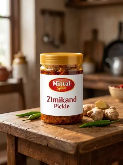 Mittal Spices Zimikand Pickle (Zimikand ka Achaar)